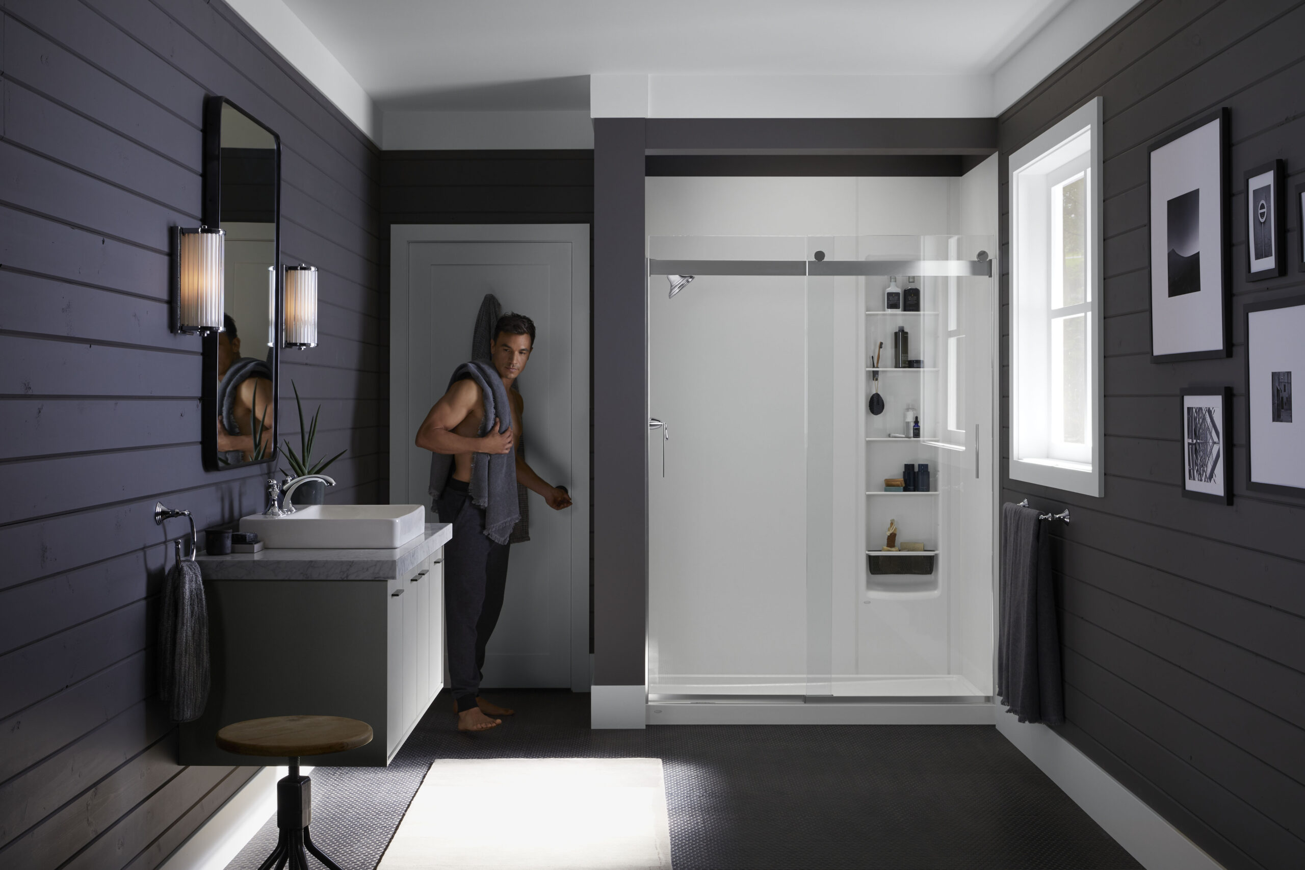 KOHLER walk-in shower