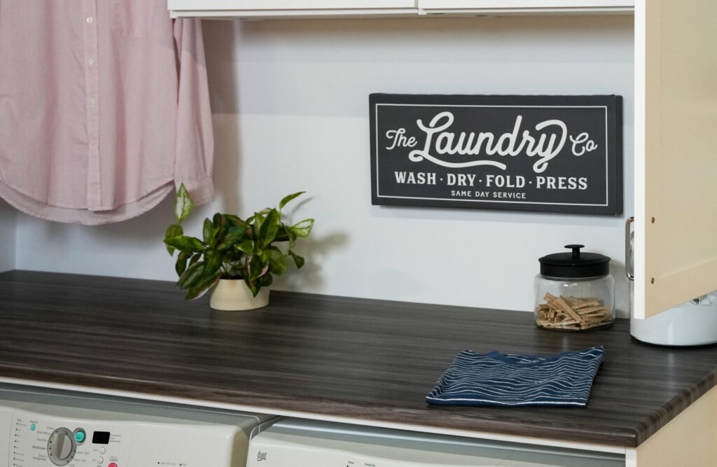 laundry room shelf