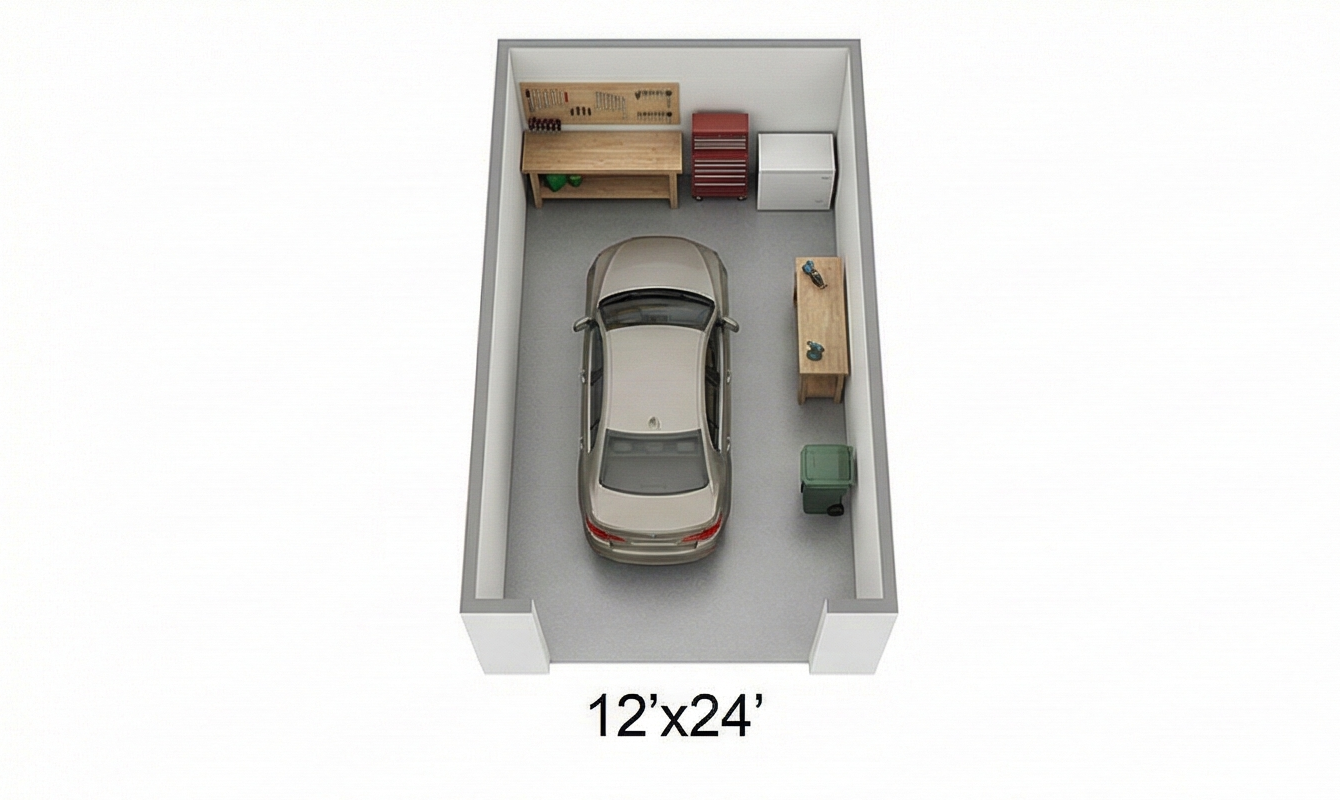 Standard Garage Dimensions & Sizes (1, 2, 3 & 4 Car Guide)