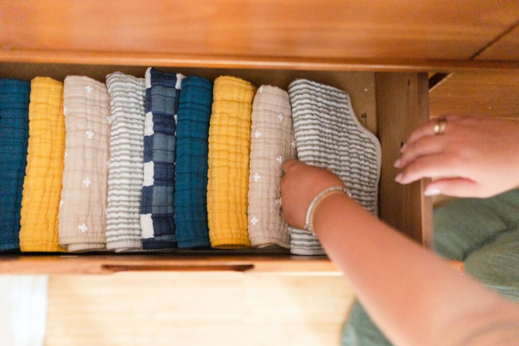 baby clothes storage
