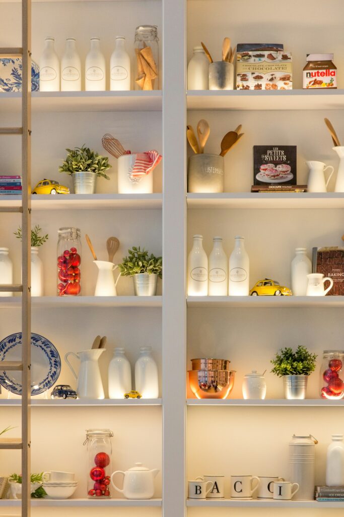 well-organized pantry