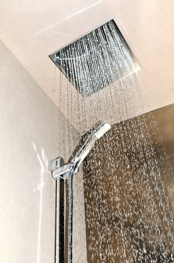 overhead shower